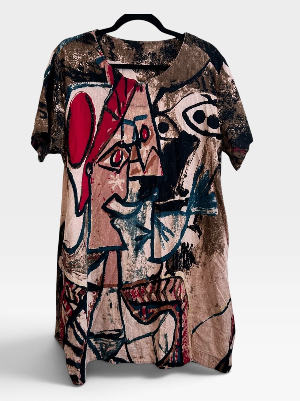 Picasso Inspired Tunic Dress Size Large